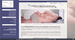 Desktop Screenshot of osteopathe-pereira.com
